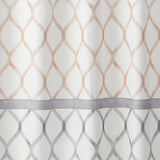 SKL Home Saturday Knight Ltd Dancing Lattice Shower Curtain - 70x72", Multi