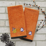 SKL Home by Saturday Knight Ltd. Boo Hand Towel Set, Orange 2 Pack  (16 x 25)