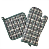 SKL Home By Saturday Knight Ltd Grand Teton Oven Mitt And Pot Holder Set - 2-Piece - 7X13", Green