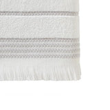 SKL Home By Saturday Knight Ltd Casual Monogram Bath Towel V - 28X54", White