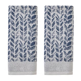 SKL Home Distressed Leaves Hand Towels - Set of 2 - 16x26"