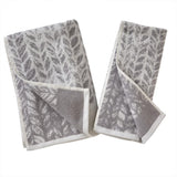 SKL Home Distressed Leaves Hand Towels - Set of 2 - 16x26"