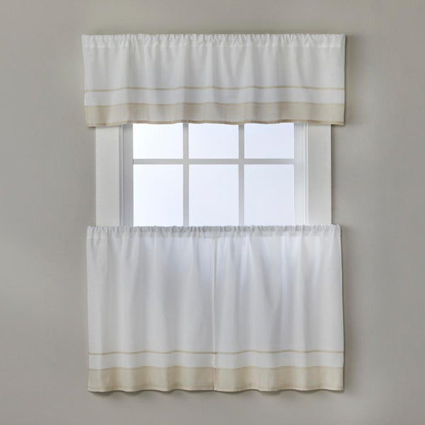 SKL Home By Saturday Knight Ltd Carrick Stripe Tier Pair - 2-Pack - Natural