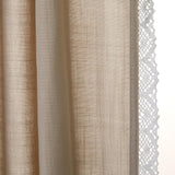 SKL Home By Saturday Knight Ltd Catherine Crochet Window Curtain Panel Pair - 2-Pack - Tan
