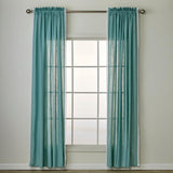 SKL Home By Saturday Knight Ltd Catherine Crochet Window Curtain Panel Pair - 2-Pack - Teal