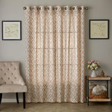 SKL Home By Saturday Knight Ltd Chainlink Window Curtain Panel - Spice