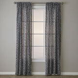 SKL Home By Saturday Knight Ltd Cheetah Spot Window Curtain Panel - Charcoal