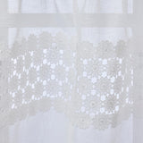 SKL Home By Saturday Knight Ltd Daisy Lace Tier Pair - White
