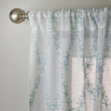 SKL Home By Saturday Knight Ltd Diamond Vine Window Curtain Panel - White