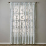 SKL Home By Saturday Knight Ltd Diamond Vine Window Curtain Panel - White