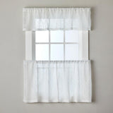 SKL Home By Saturday Knight Ltd Isabella Lace Valance - 56X13", White