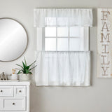 SKL Home By Saturday Knight Ltd Isabella Lace Valance - 56X13", White