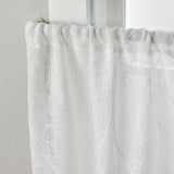 SKL Home By Saturday Knight Ltd Isabella Lace Curtain Tier Pair - 2-Pack - 56X36", White