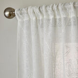 SKL Home By Saturday Knight Ltd Isabella Lace Window Curtain Panel - White