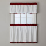 SKL Home By Saturday Knight Ltd Marrisa Tier Pair - 56X36", Berry