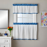 SKL Home By Saturday Knight Ltd Marrisa Valance - 48X13", Blue