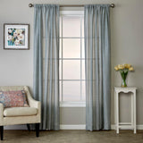 SKL Home By Saturday Knight Ltd Leaf Damask Window Curtain Panel - Blue