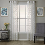 SKL Home By Saturday Knight Ltd Miranda Window Curtain Panel - White