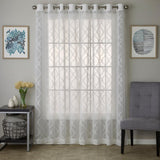 SKL Home By Saturday Knight Ltd Miranda Window Curtain Panel - White