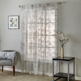 SKL Home By Saturday Knight Ltd Shadow Trees Window Curtain Panel - Taupe
