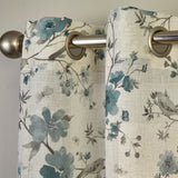 SKL Home By Saturday Knight Ltd Shelby Floral Window Curtain Panel - Teal