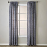 SKL Home By Saturday Knight Ltd Soft Swirl Window Curtain Panel - Charcoal