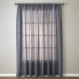 SKL Home By Saturday Knight Ltd Soft Swirl Window Curtain Panel - Charcoal