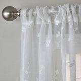 SKL Home By Saturday Knight Ltd Whispering Winds Window Curtain Panel - White