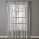 SKL Home By Saturday Knight Ltd Whispering Winds Window Curtain Panel - White