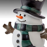 SKL Home By Saturday Knight Ltd Rustic Plaid Snowman Soap/Lotion Dispenser - 7.24X3.15X4.07", Multi