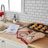 SKL Home By Saturday Knight Ltd Rustic Plaid Snowman Dish Towel - 2-Pack - 18X28", Multi