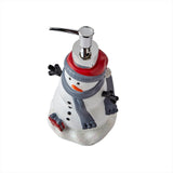 SKL Home By Saturday Knight Ltd Whistler Snowman Soap/Lotion Dispenser - 8.21X3.46X4.15", Dove Gray