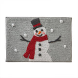 SKL Home By Saturday Knight Ltd Whistler Snowman Rug - 20X30", Dove Gray
