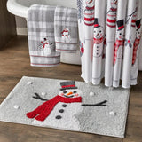 SKL Home By Saturday Knight Ltd Whistler Snowman Rug - 20X30", Dove Gray
