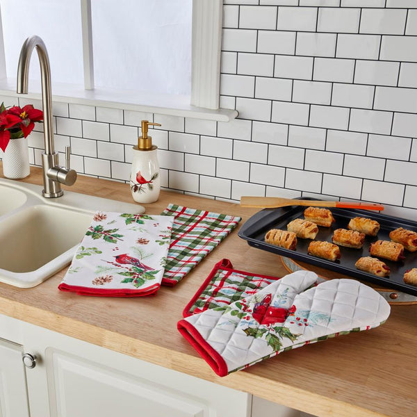 SKL Home By Saturday Knight Ltd Berry Cardinal Dish Towel - 2-Pack - 18X28", Mul