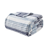 Plazatex Anissa Printed Luxurious Ultra Soft Lightweight Bed Blanket Multicolor