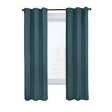 Plow and Hearth 84" L Thermalogic Energy Efficient Insulated Solid Grommet-Top Curtain Pair in Pine