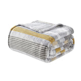 Plazatex Brea Printed Luxurious Ultra Soft Lightweight Bed Blanket Multicolor