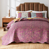 Barefoot Bungalow Paisley Slumber Quilt And Pillow Sham Set - Spice