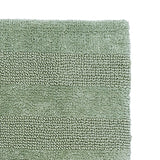 Knightsbridge Stylish And Comfortable All Season Traditional Wide Cut Design Cotton Bath Rug 20" X 30" Sage