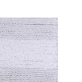 Knightsbridge Stylish And Comfortable All Season Traditional Wide Cut Design Cotton Bath Rug 20" X 30" Aqua