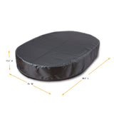 Summerset Shield Gold Sun 2-Layer Polyester Fabric Outdoor Bed Cover - 70x98", Charcoal Grey