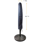Summerset Shield Gold Weather Resistant 2-Layer Polyester Umbrella Cover - Charcoal Grey
