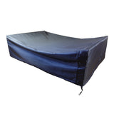 Summerset Shield Gold 2-Layer Polyester Fabric Outdoor Dining Set Cover - Charcoal Grey