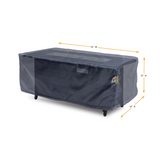 Summerset Shield Gold 2-Layer Polyester Fabric Outdoor Fire Table Cover - Charcoal Grey