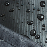 Summerset Shield Gold 2-Layer Polyester Fabric Outdoor Dining Set Round Cover - Charcoal Grey