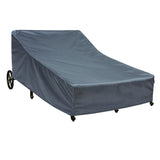 Summerset Shield Double Chaise Lounge Cover Ultimate Protection for Your Outdoor Furniture 71" x 84" x 42" Mercury