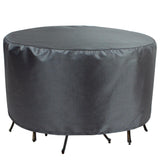 Summerset Shield Round/Square Table Chair Cover Ultimate Protection for Your Outdoor Furniture Mercury