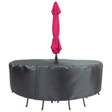 Summerset Shield Round/Square Table Chair Cover Ultimate Protection for Your Outdoor Furniture Velcro Mercury