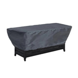 Summerset Shield Fire Pit Cover Ultimate Protection for Your Outdoor Furniture Rectangle Mercury
